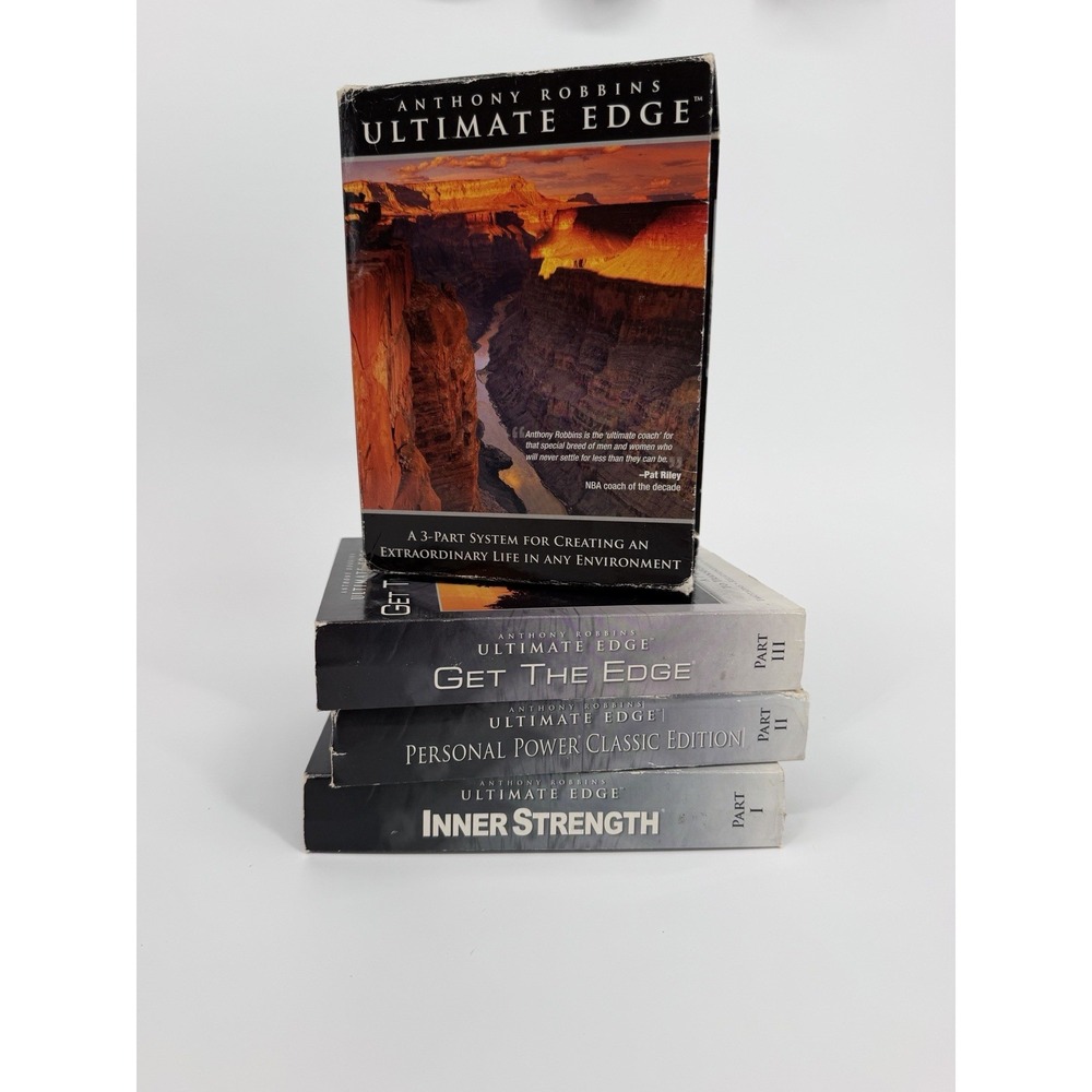 Anthony Robbins Ultimate Edge 3-Part Box Set Inner Strength 20 Cd/2 Dvd